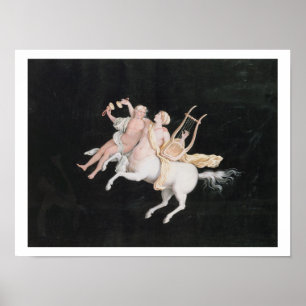 T31466 A Female Centaur and Companion Making Music Poster
