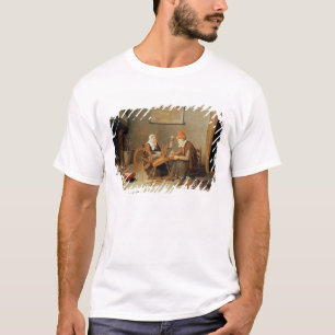 T31883 An interior with a old woman at a spinning T-Shirt