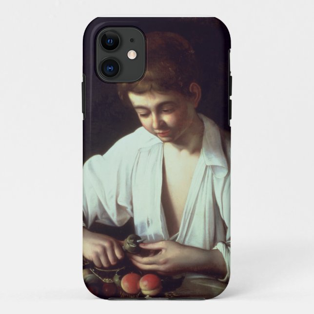T31971 A Young Boy Peeling an Apple Case-Mate iPhone Case (Back)