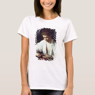 T31971 A Young Boy Peeling an Apple T-Shirt