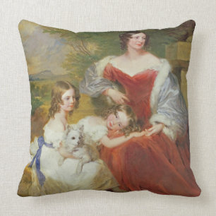 T32011 Portrait of Mrs Sarah Frances Cooper and he Cushion