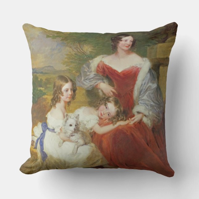 T32011 Portrait of Mrs Sarah Frances Cooper and he Cushion (Front)
