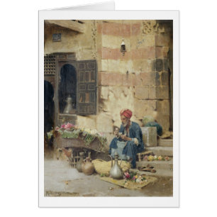 T32410 The Flower Seller, 1891 (panel)