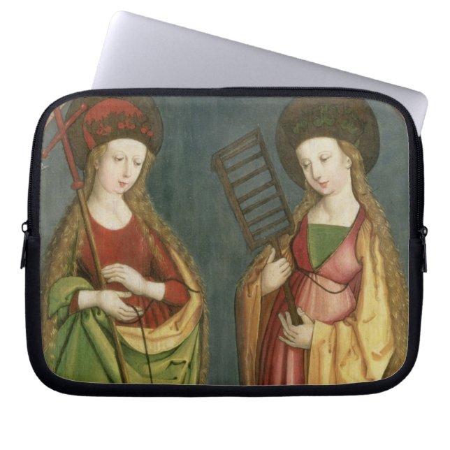 T32982 St. Margaret of Antioch and St. Faith, c.15 Laptop Sleeve (Front)