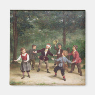 T33268 Blind Man's Buff 91316me; children; playing Magnet