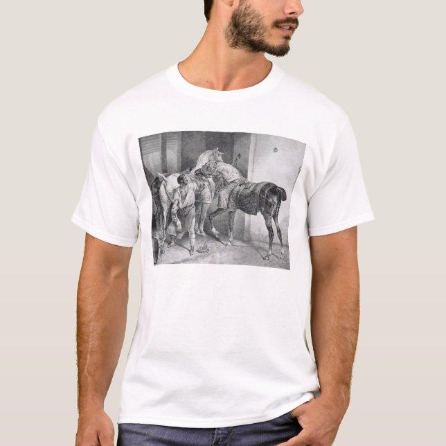 T34894 The English Farrier, 1822 (litho) T-Shirt (Front)
