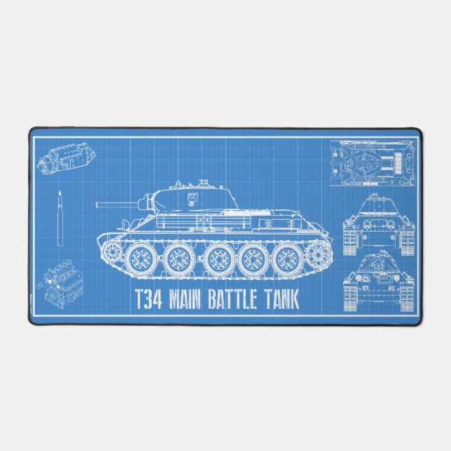 t34 desk mat (Front)