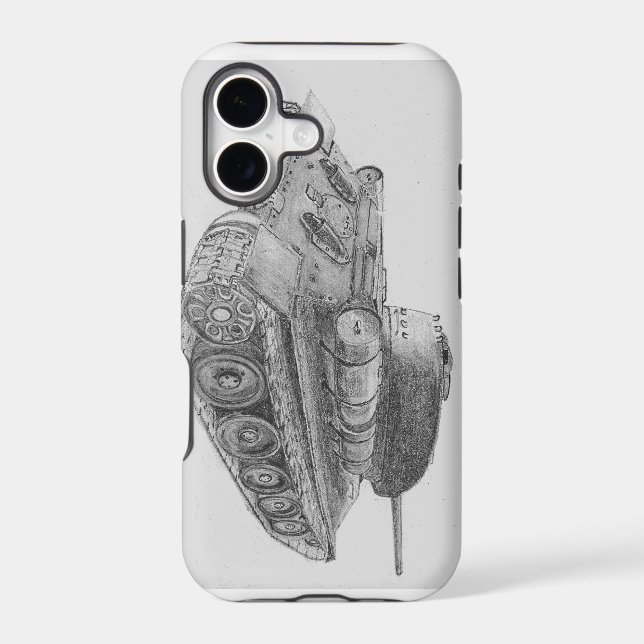 T34 iphone case (Back)