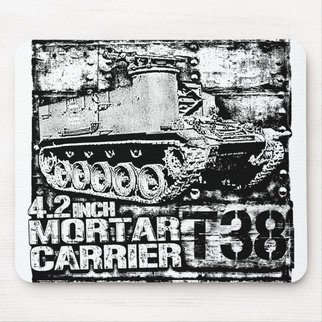 T38 4.2 inch Mortar Carrier Mouse Pad (Front)