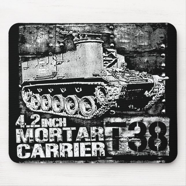 T38 4.2 inch Mortar Carrier Mouse Pad (Front)