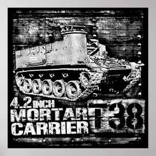 T38 4.2 inch Mortar Carrier Poster