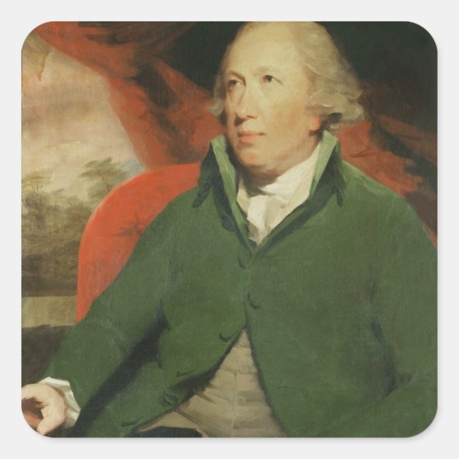 T7303 The Rev. John Home Square Sticker (Front)