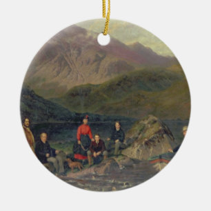 T7833 Fishing at Haweswater Ceramic Ornament