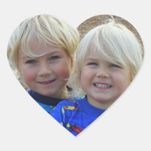 T8 & Jax Heart Stickers