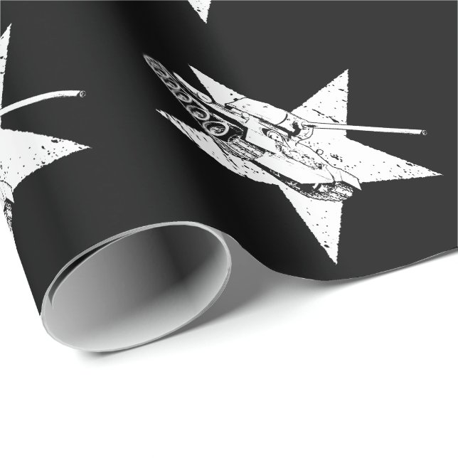 T-34-85 Soviet medium tank Wrapping Paper (Roll Corner)