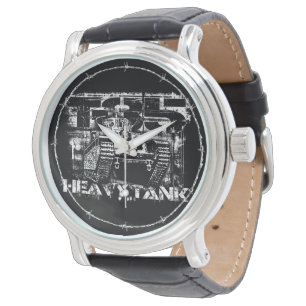 T-35 Black Vintage Leather Watch