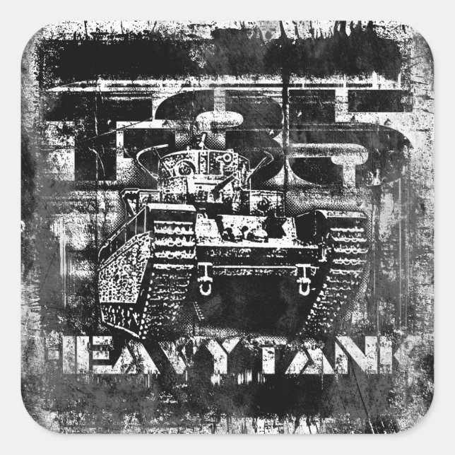 T-35 Square Sticker (Front)