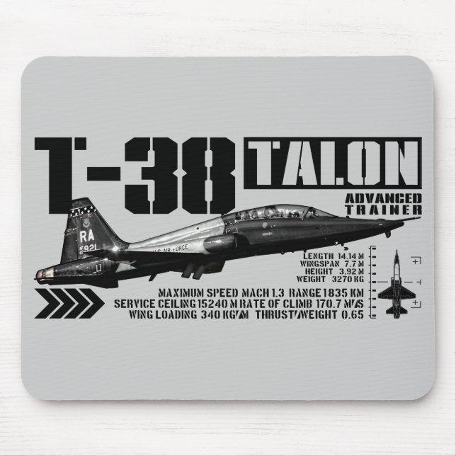 T-38 Talon Mouse Pad (Front)