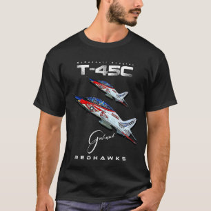T-45C Goshawk Redhawks USAF Navy Training Aircraft T-Shirt