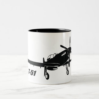 T-51 Mustang Two-Tone Coffee Mug