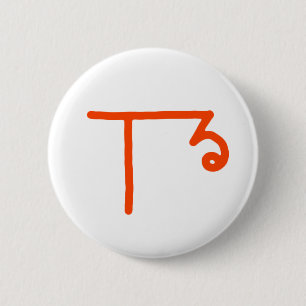 T 6 CM ROUND BADGE