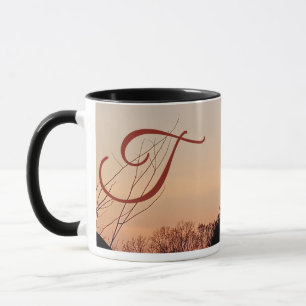 "T" ArborCrosse Initial Mug 