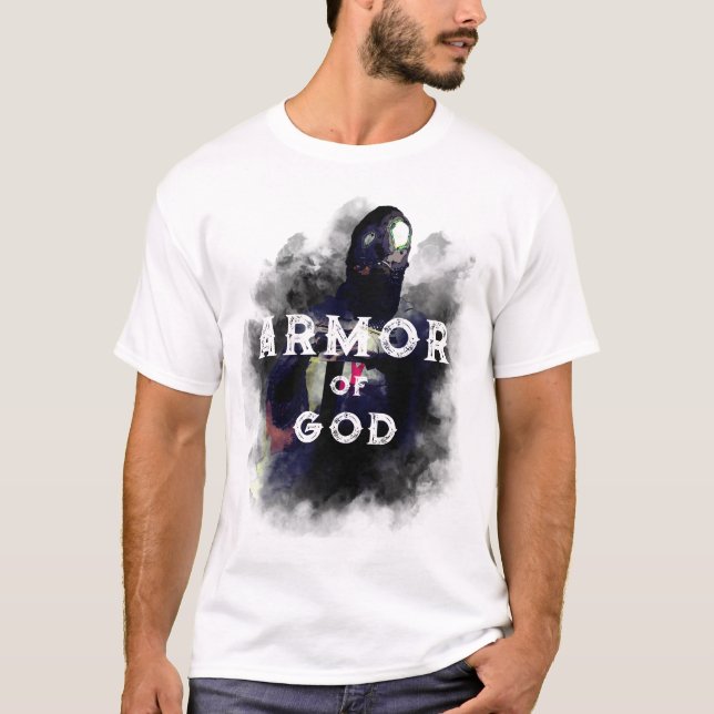 T-Armour Of God Christian Religious Spiritual T-Shirt (Front)