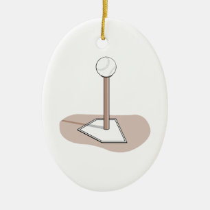 t-ball vector graphic ceramic tree decoration