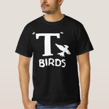 T Birds design on a t shirt