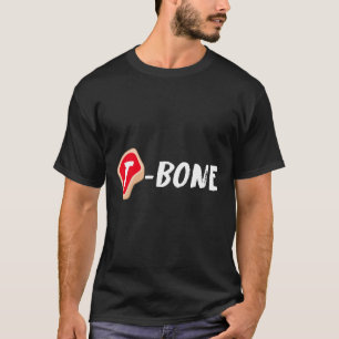 T-Bone Steak T-Shirt Funny Random Tee Piece of Mea
