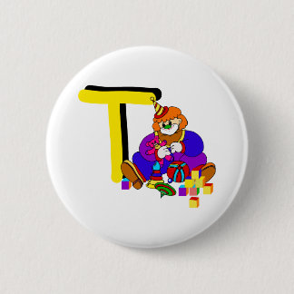 T Clown 6 Cm Round Badge