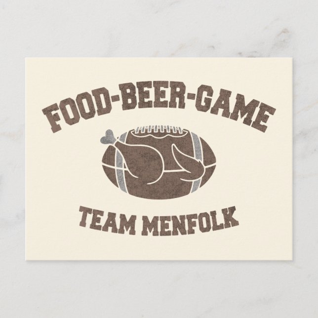 T-Day Team Men Postcard (Front)