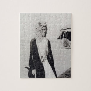 T. E. Lawrence in Arab Dress (b/w photo) Jigsaw Puzzle