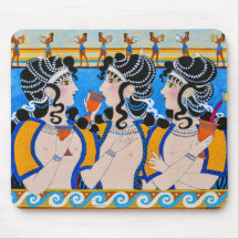 "T.G.I.B.C."  Minoan Fresco