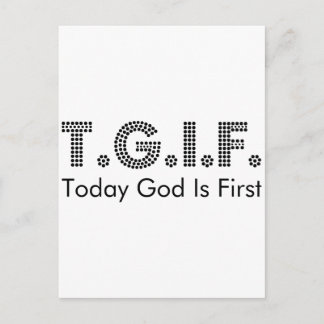 T.G.I.F. POSTCARD