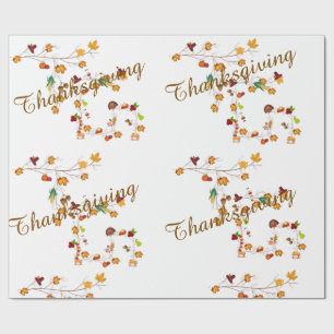 T & G - Thanksgiving Gift Wrappers Wrapping Paper