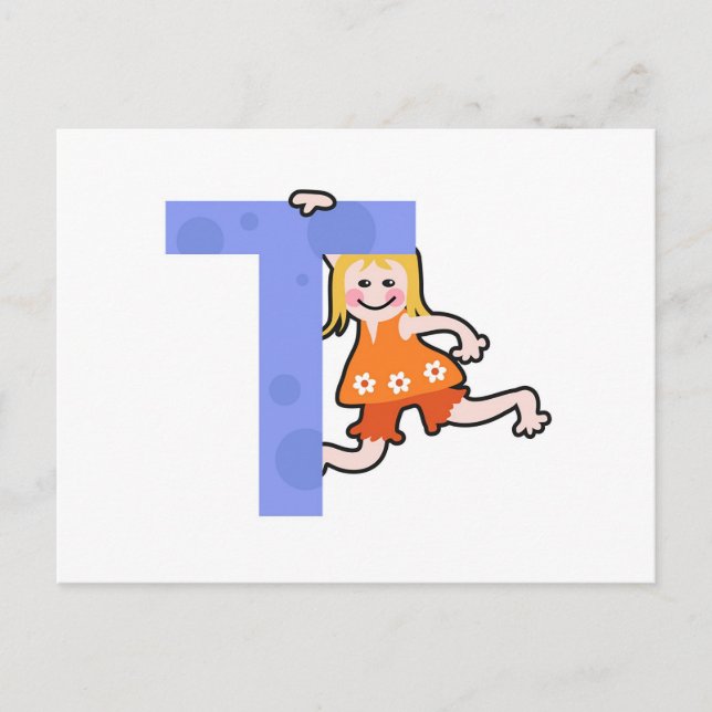 T is for.... postcard (Front)
