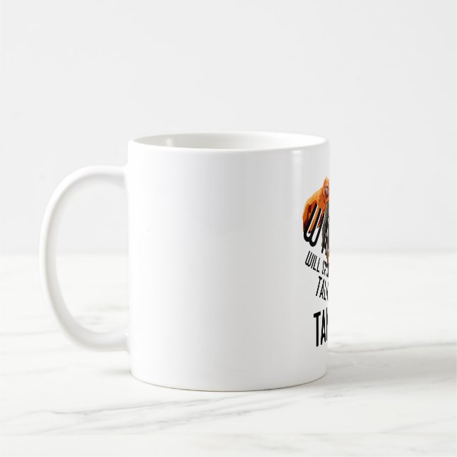T is for Tamarin Coffee Mug (Left)