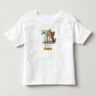 T is for Theo - Personalised Toddler T-Shirt