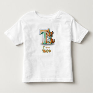 T is for Theo - Personalized Toddler T-Shirt