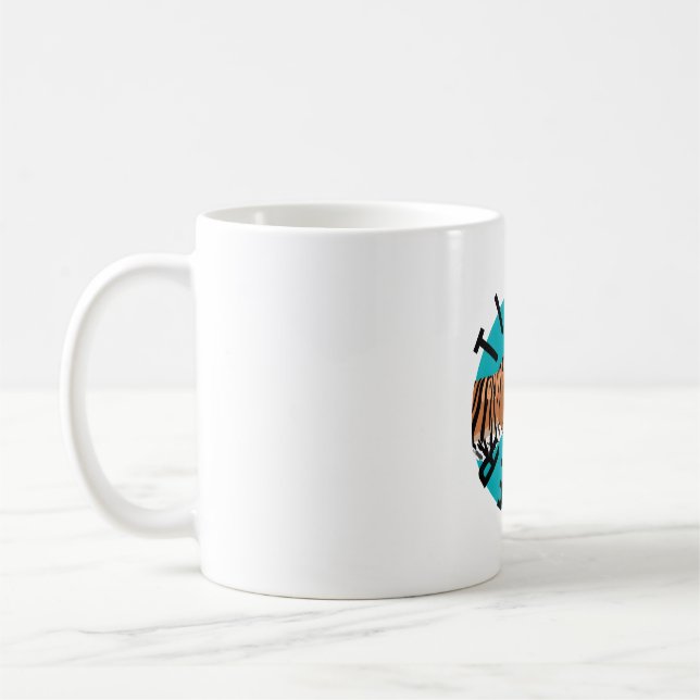 T is for Tiger Keeper Coffee Mug (Left)