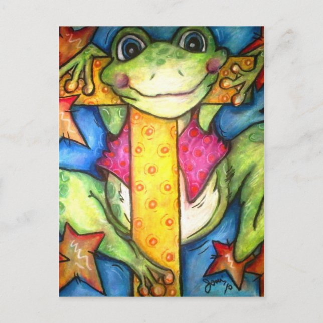 T is for Toad Postcard (Front)