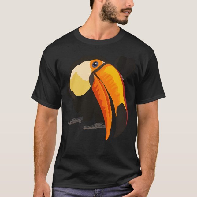 T Is For Toco Toucan T-Shirt (Front)