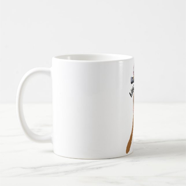 T is for Tree Kangaroo Coffee Mug (Left)