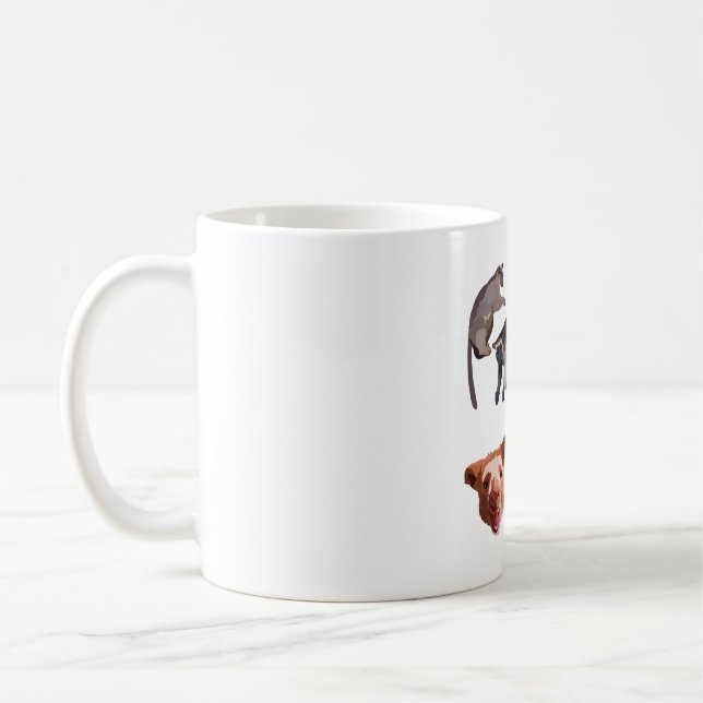 T is for Tree Kangaroo Coffee Mug (Left)