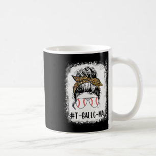 T-ll G-ma Life Messy Bun Leopard Print Softll Coffee Mug