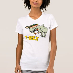 T-Mex T-Rex Mexican Tyrannosaurus Dinosaur T-Shirt