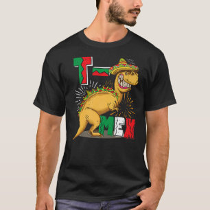T Mex Tacosaurus Rex Taco Cinco De Mayo Dinosaur M T-Shirt