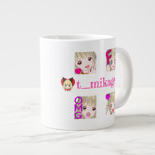 t_mikage big mug[W]/ミカゲビッグマグ[W] Large Coffee Mug