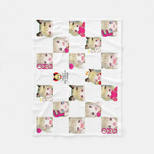 t_mikage blanket[EMOTES]/ミカゲブランケッ Fleece Blanket